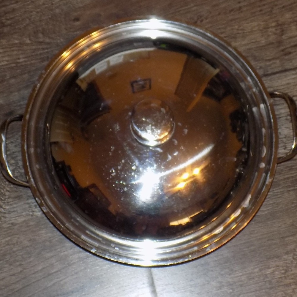 Wolfgang Puck Bistro Collection 12" Brazier Pan Silver 18-10 Stainless Steel - Picture 2 of 8